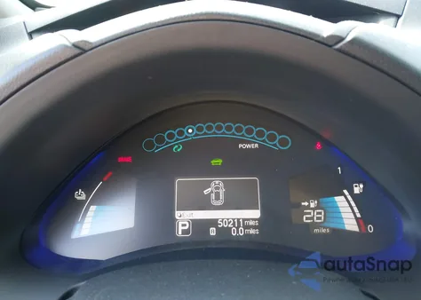 2015 Nissan Leaf S z USA, uszkodzony, nr VIN 1N4AZ0CP6FC315000